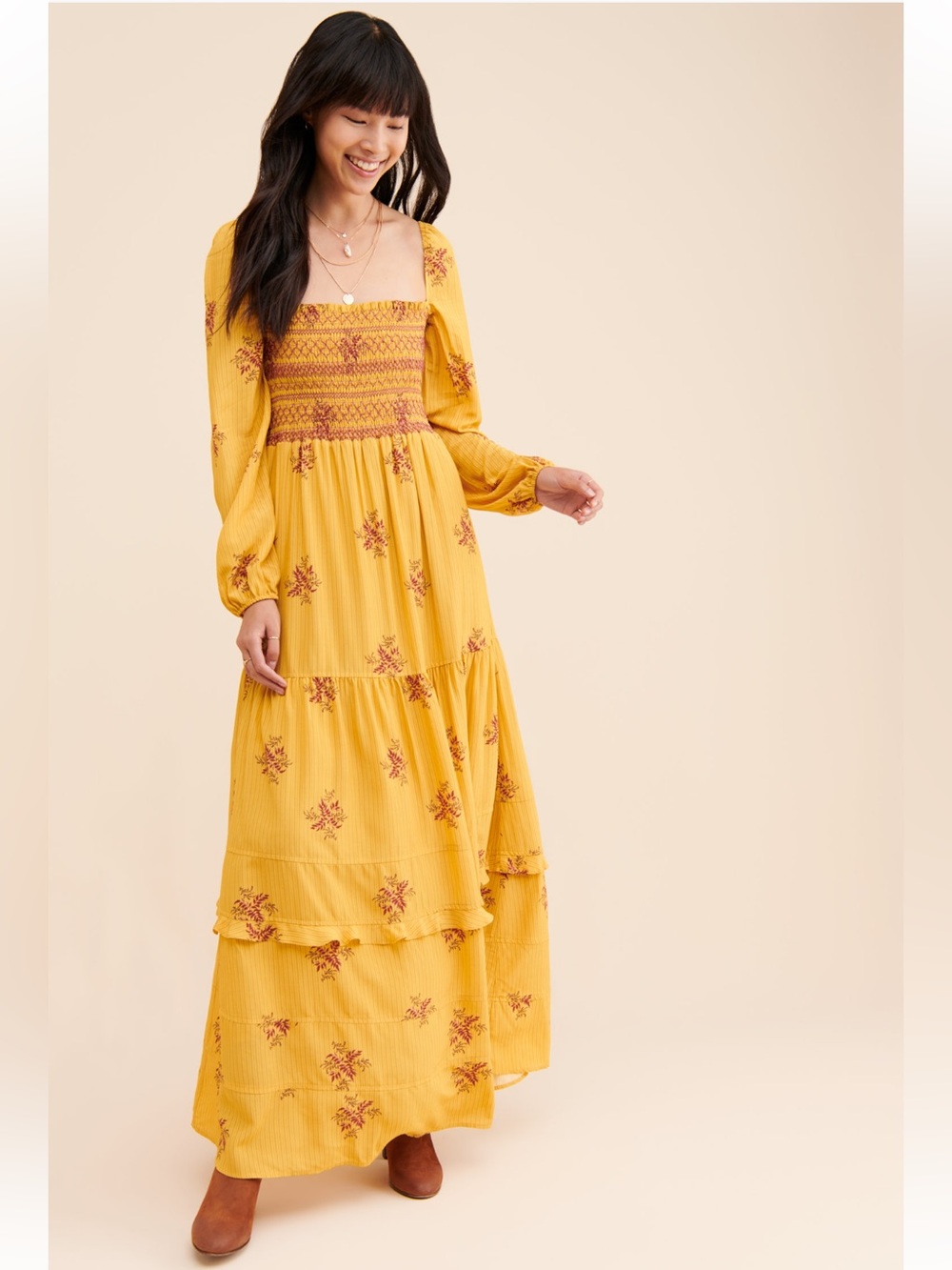 Anthropologie Dolan Valley Inn Maxi